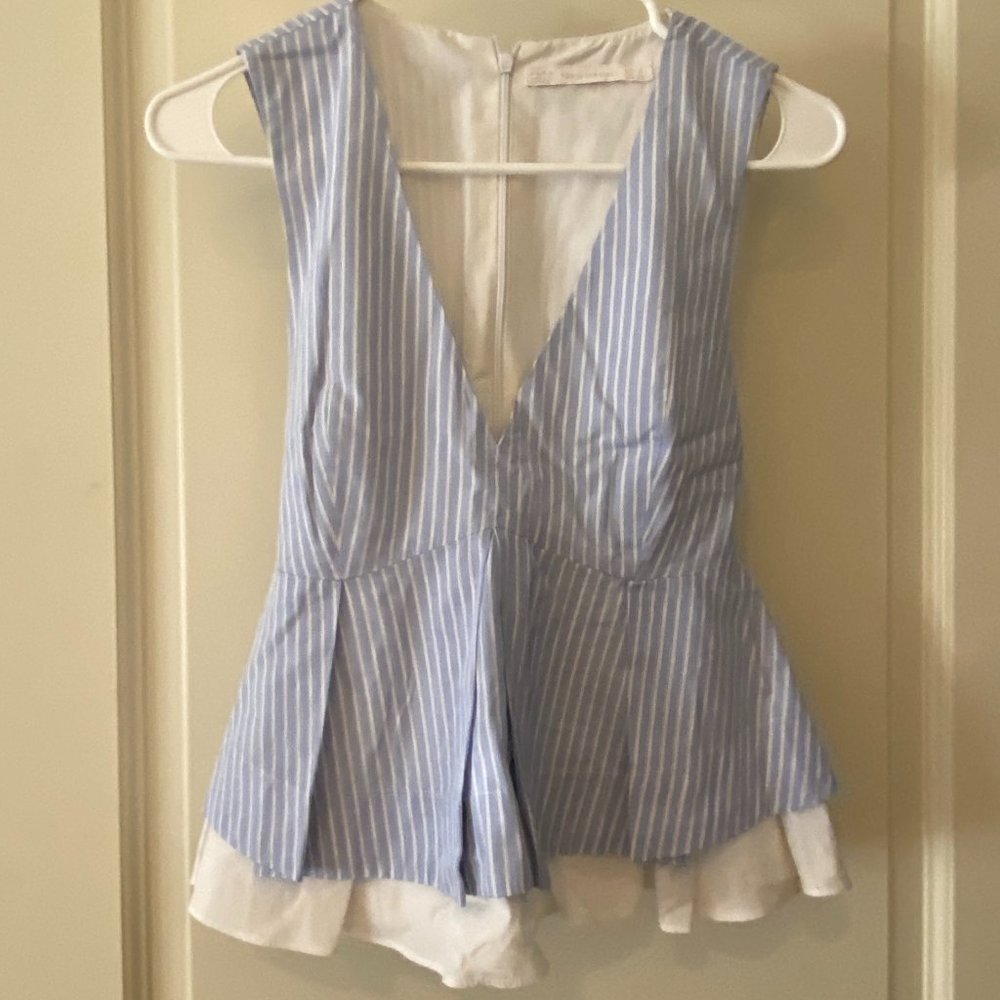 Zara Cotton Layered Top